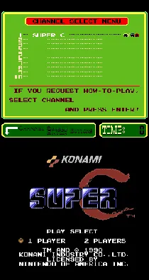 PlayChoice-10: Super C screen shot title